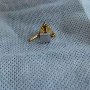 Anson Vintage Sterling Silver Square Lapel Tie Tack Pin